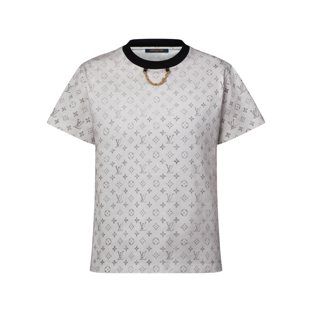 Camiseta com Monogram de Efeito Vintage - Ready-to-Wear | LOUIS